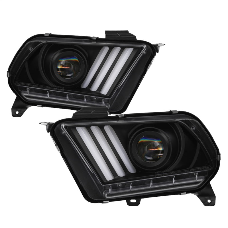 SPYDER 5084569 - Spyder Ford Mustang 10-13 Projector HeadlightsHID Model OnlyBlack PRO-YD-FM2010V2-HID-BK