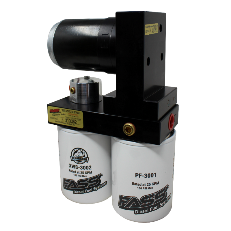 FASS Fuel Systems TSC10165G - FASS 01-10 GM 2500/3500 Duramax 165gph Titanium Series Fuel Air Separation System TS C10 165G