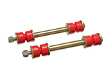 Energy Suspension 9.8124R FITS 9.8124R - Universal 3 9/16 Inch Red Front/Rear Sway Bar End Links w/ Hardware