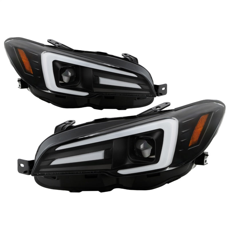 SPYDER 5088086 - Spyder Subaru Impreza WRX 15-20 Halogen Model Projector HeadlightsBlack PRO-YD-SWRX15SI-SBSEQ-BK