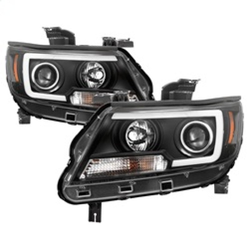 SPYDER 5085283 - Spyder 15-17 Chevy Colorado Projector HeadlightsLight Bar LEDBlack (PRO-YD-CCO15-LBDRL-BK)