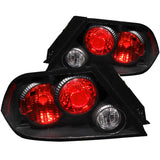 ANZO 221086 FITS: 2002-2003 Mitsubishi Lancer Taillights Black