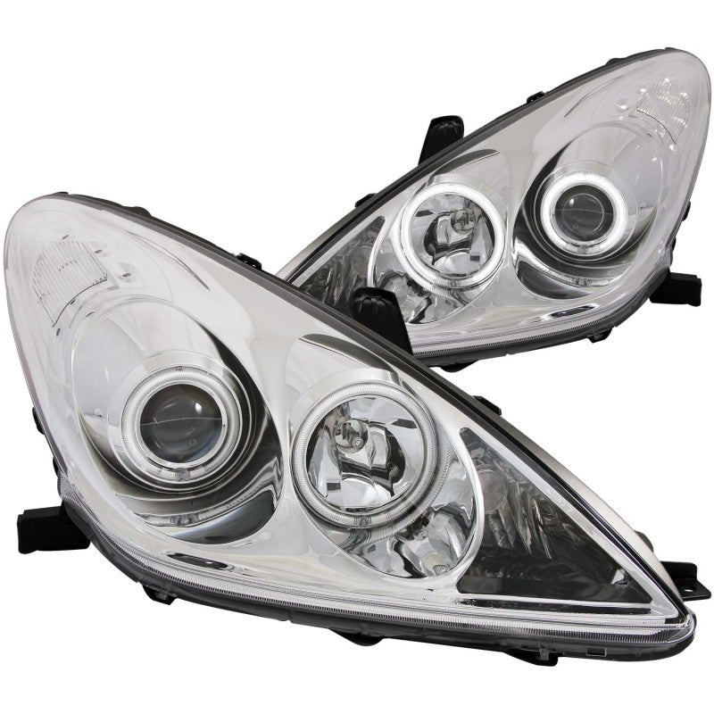 ANZO 121173 FITS: 2002-2003 Lexus Es300 Projector Headlights w/ Halo Chrome (CCFL)