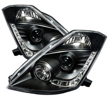 Load image into Gallery viewer, SPYDER 5032225 - Spyder Nissan 350Z 03-05 Projector Headlights Xenon DRL Blk High H1 Lw D2R PRO-YD-N350Z02-HID-DRL-BK