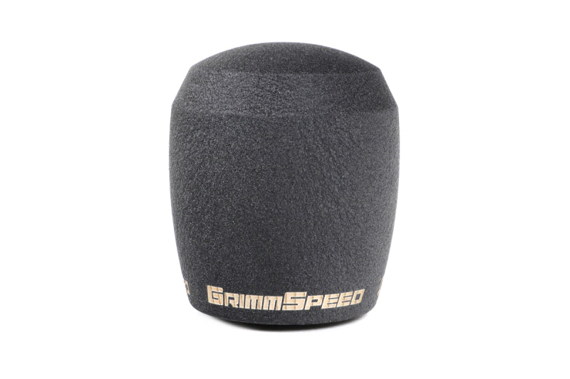 GrimmSpeed 380002 - Stubby Shift Knob Stainless Steel Black M12x1.25