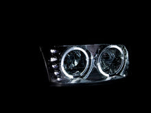 Load image into Gallery viewer, ANZO - [product_sku] - ANZO 1999-2006 Gmc Sierra 1500 Crystal Headlights w/ Halo and LED Chrome - Fastmodz