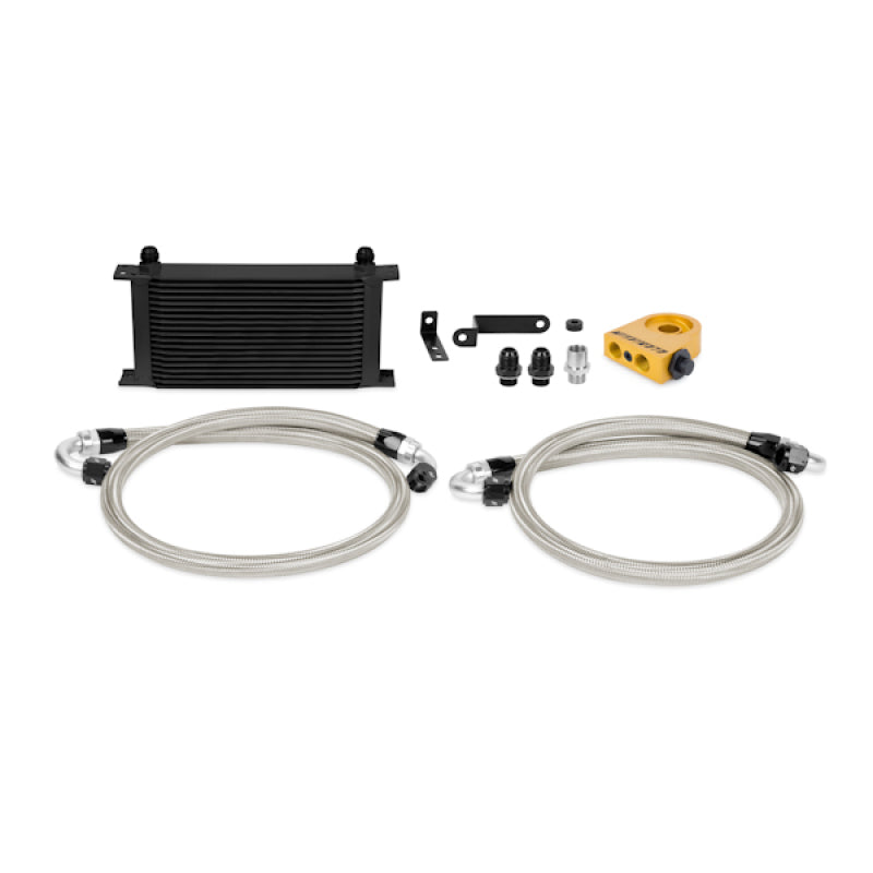 Mishimoto MMOC-STI-08TBK FITS MMOC-STI-08TBK FITS 08-14 WRX/STi Thermostatic Oil Cooler KitBlack