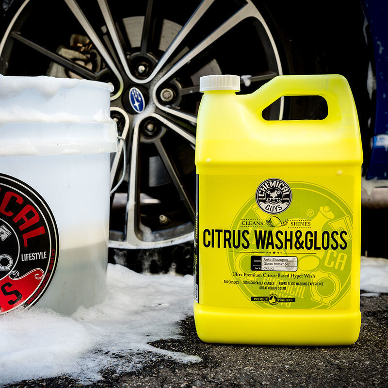 Chemical Guys CWS_301 - Citrus Wash & Gloss Concentrated Car Wash1 Gallon