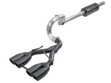 aFe 49-38073-B FITS Rebel Series 2.5in 304 SS Cat-Back Exhaust w/ Black Tip 18-20 Jeep Wrangler (JL)