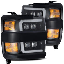 Load image into Gallery viewer, AlphaRex 880229 FITS 15-18 Chevy 2500HD NOVA LED Proj Headlight Plank Style Jet Blk w/Activ Light/Seq Signal/DRL