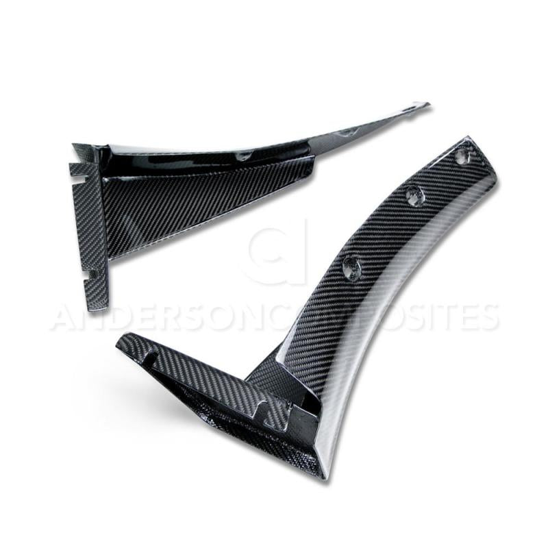 Anderson Composites AC-FL14CHC7-Z6XC FITS 14+ Chevrolet Corvette C7 Z06 Front Bumper Canards