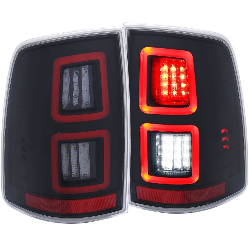 ANZO 311273 - LED Black 13-17 Dodge Ram 1500/2500/3500 LED Taillights Black