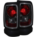 ANZO 211170 FITS: 1994-2001 Dodge Ram Taillights Dark Smoke