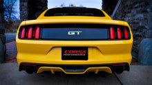 Load image into Gallery viewer, CORSA Performance 14328BLK FITS Corsa 2015 Ford Mustang GT Fastback 5.0 3in Xtreme Cat Back Exhaust w/ Dual Black 4.5in Tips