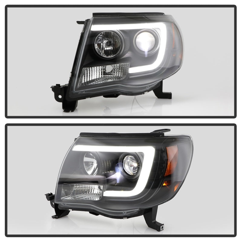 SPYDER 5088185 - Spyder Toyota Tacoma 05-11 V2 High-Power LED HeadlightsBlack PRO-YD-TT05PL-BK