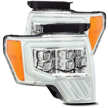 Load image into Gallery viewer, AlphaRex 880191 FITS 09-14 Ford F-150 NOVA LED Projector Headlights Plank Style Chrome w/Activ Light/Seq Signal