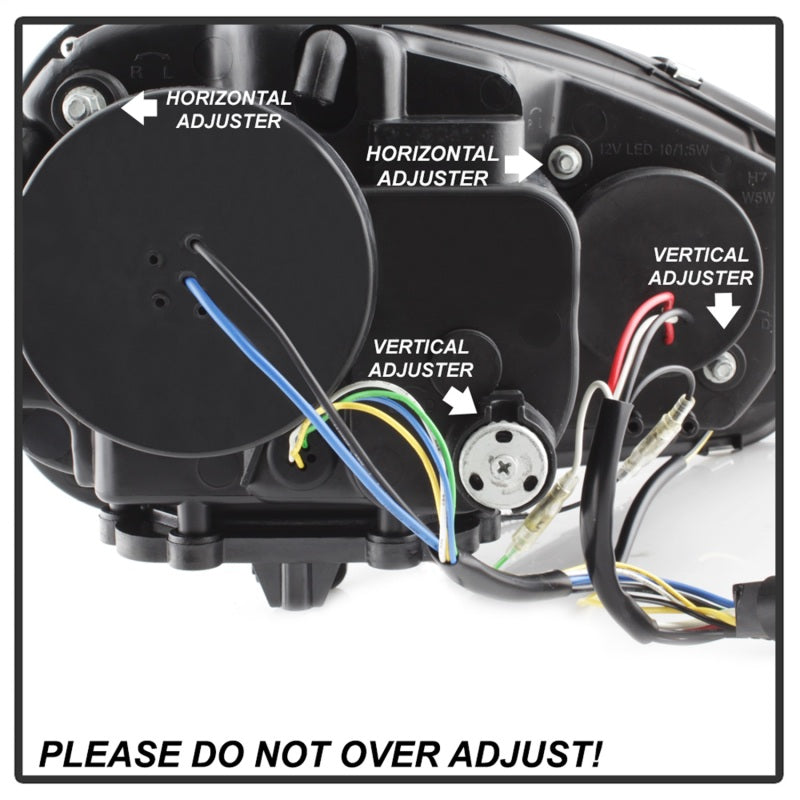 SPYDER 5017529 - Spyder Volkswagen GTI 06-09/Jetta 06-09 Xenon/HID Model OnlyDRL Black PRO-YD-VG06-HID-DRL-BK