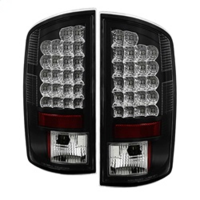 SPYDER 5002556 - Spyder Dodge Ram 02-06 1500/Ram 2500/3500 03-06 LED Tail Light Black ALT-YD-DRAM02-LED-BK