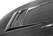 Load image into Gallery viewer, Seibon HD0809MITEVOX-DV FITS 08-12 Mitsubishi Lancer Evo X DV-Style Carbon Fiber Hood