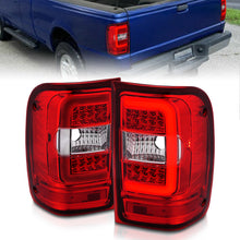 Load image into Gallery viewer, ANZO 311393 -  FITS: 2001-2011 Ford Ranger LED Tail Lights w/ Light Bar Chrome Housing Red/Clear Lens