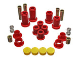 Energy Suspension 3.3190R FITS 99-07 General Motors (Various) Red Front End Control Arm Bushing Set