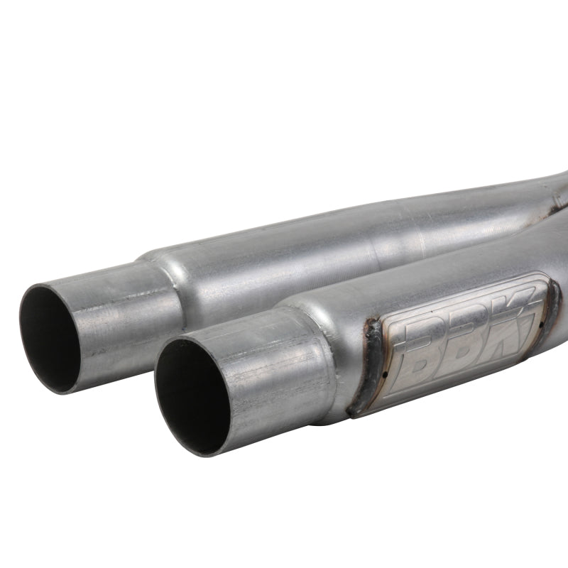 BBK 1818 FITS 15-20 Ford Mustang GT 5.0L Resonator Delete X-Pipe (For Use w/Shorties Or Stock Manifolds)