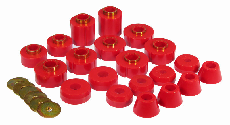 Prothane 6-108 FITS 80-96 Ford F100/350 2/4wd Body MountRed