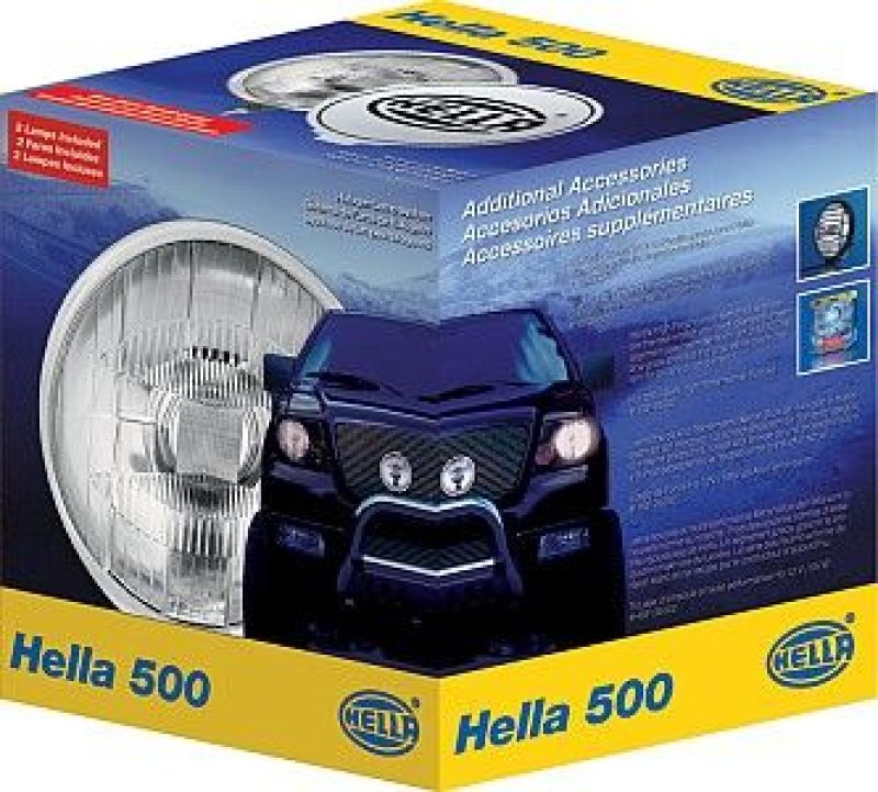 Hella 5750952 FITS 500 Series 12V/55W Halogen Driving Lamp Kit