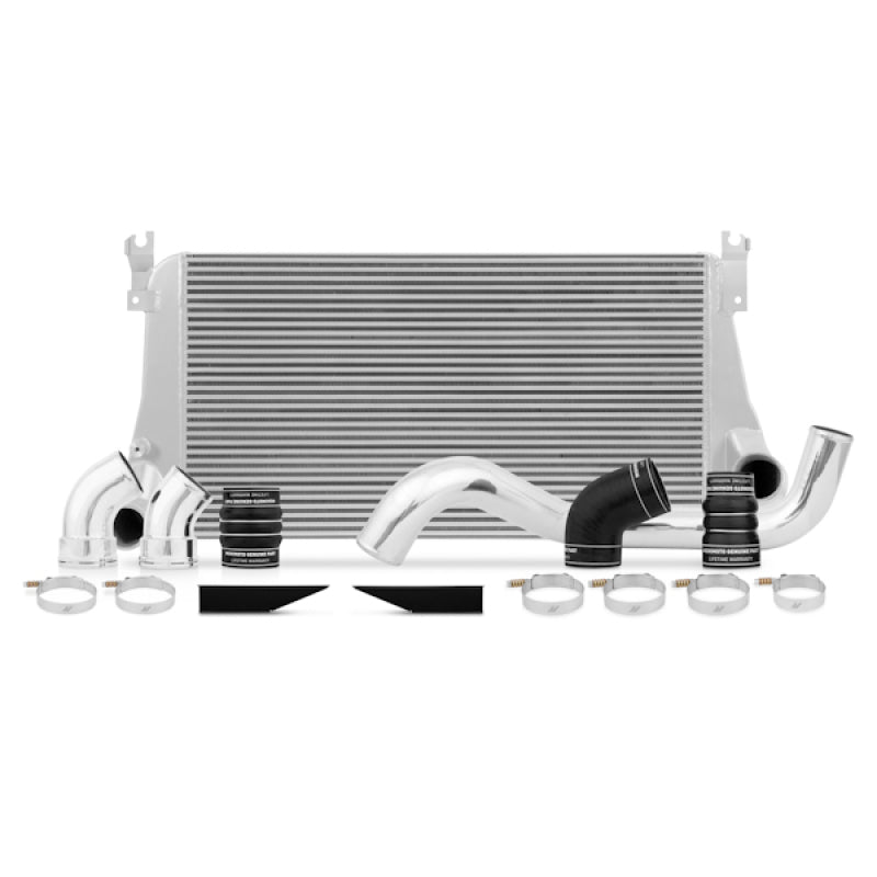 Mishimoto MMINT-DMAX-06KSL FITS 06-10 Chevy 6.6L Duramax Intercooler Kit w/ Pipes (Silver)