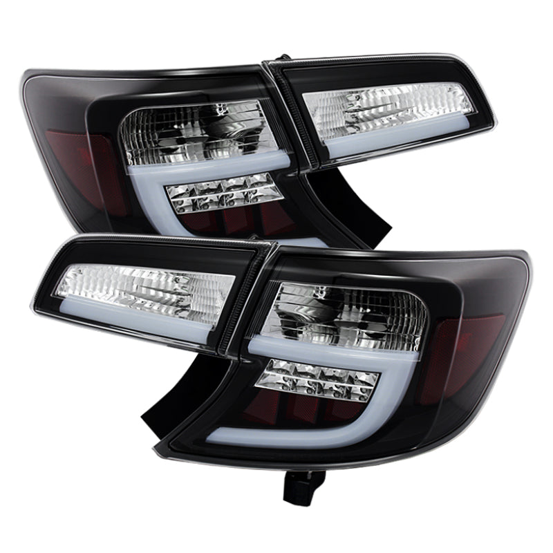 SPYDER 5079411 - Spyder Toyota Camry 12-14 Light Bar LED Tail Lights Black ALT-YD-TC12-LBLED-BK