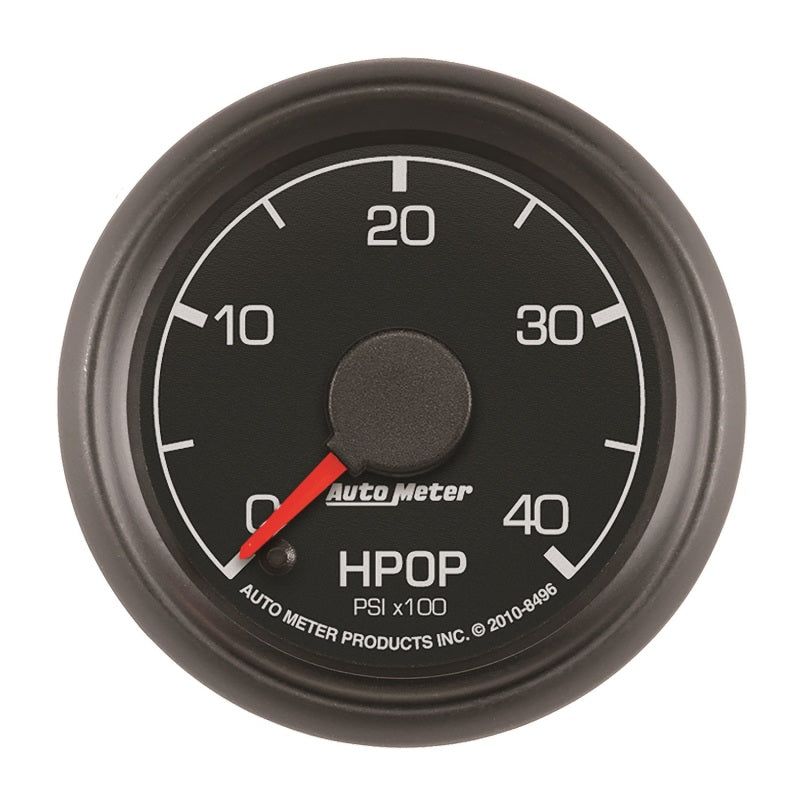 AutoMeter 8496 - Autometer Factory Match Ford 52.4mm Full Sweep Electronic 0-4000 PSI Diesel HPOP Pressure Gauge