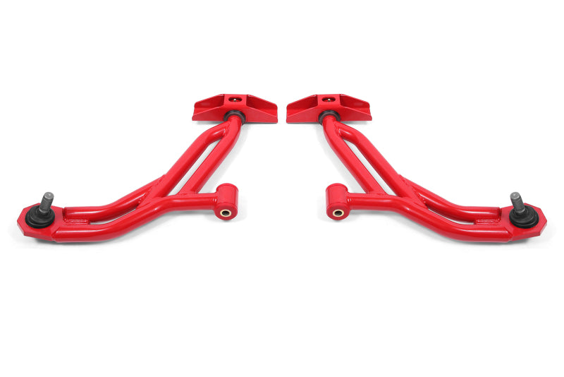 BMR Suspension AA750R FITS 05-14 Ford Mustang Lower A-ArmsRedNon-Adjustable