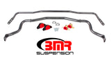 BMR Suspension SB043H - BMR 15-17 S550 Mustang Front & Rear Sway Bar Kit w/ Bushings Black Hammertone