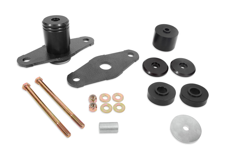 BMR Suspension MM111 - BMR 11-18 Dodge Challenger Motor Mount Solid Bushing Upgrade Kit Black Anodized