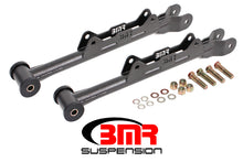 Load image into Gallery viewer, BMR Suspension MTCA030H - BMR 10-15 5th Gen Camaro Chrome Moly Non-Adj. Rear Lower Control Arms (Delrin) Black Hammertone