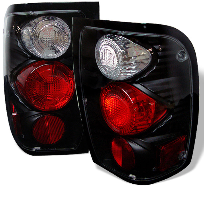 SPYDER 5003805 - Spyder Ford Ranger 98-00 Euro Style Tail Lights Black ALT-YD-FR98-BK