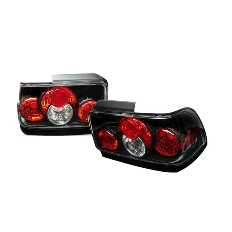 SPYDER 5007407 - Spyder Toyota Corolla 93-97 Euro Style Tail Lights Black ALT-YD-TC93-BK