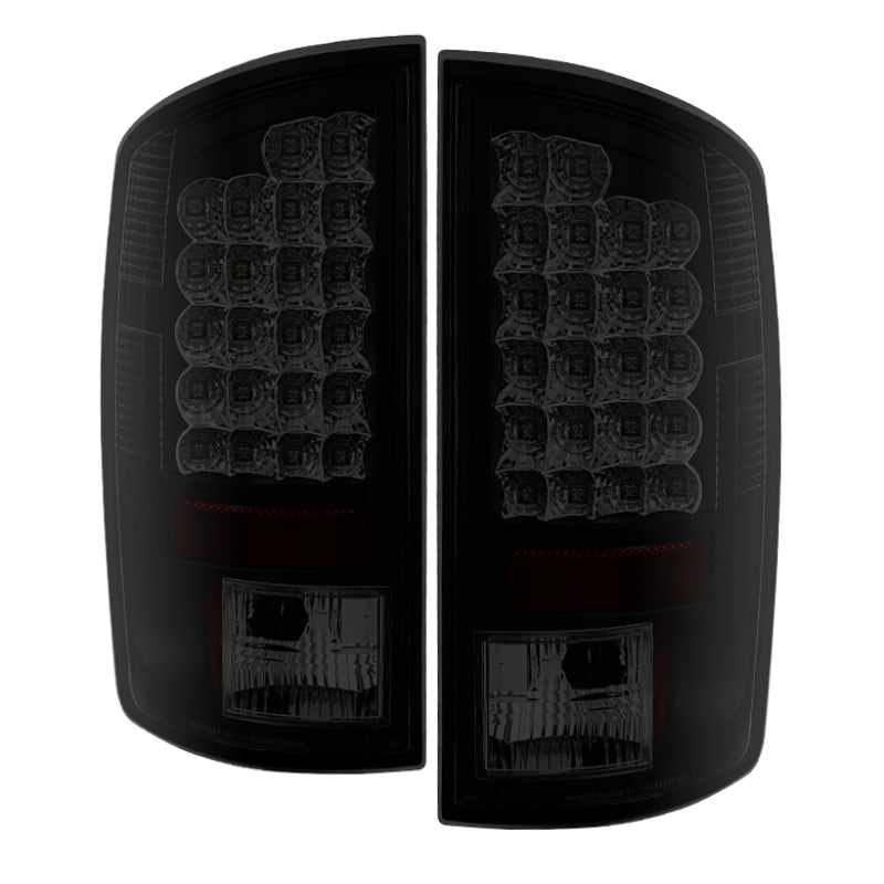 SPYDER 5078117 - Spyder Dodge Ram 07-08 1500/Ram 07-09 2500/3500 LED Tail Lights Black Smoke ALT-YD-DRAM06-LED-BSM