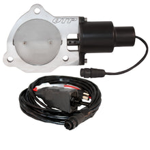 Load image into Gallery viewer, QTP QTEC35 FITS 3.5in Bolt-On QTEC Electric Cutout ValveSingle