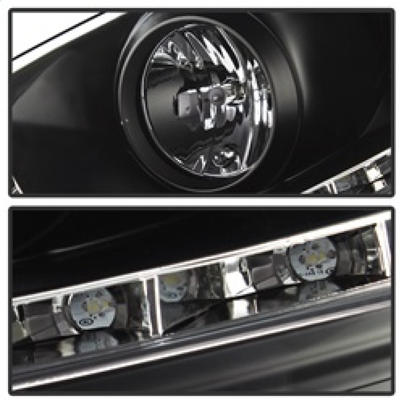 SPYDER 5017529 - Spyder Volkswagen GTI 06-09/Jetta 06-09 Xenon/HID Model OnlyDRL Black PRO-YD-VG06-HID-DRL-BK