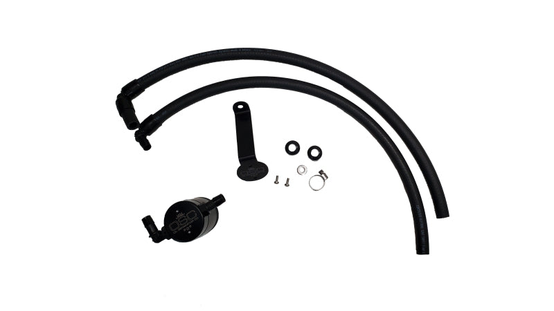 J&L 3115D-B FITS 2022+ Toyota Tundra 3.5L Turbo Oil Separator 3.0 Driver SideBlack Anodized