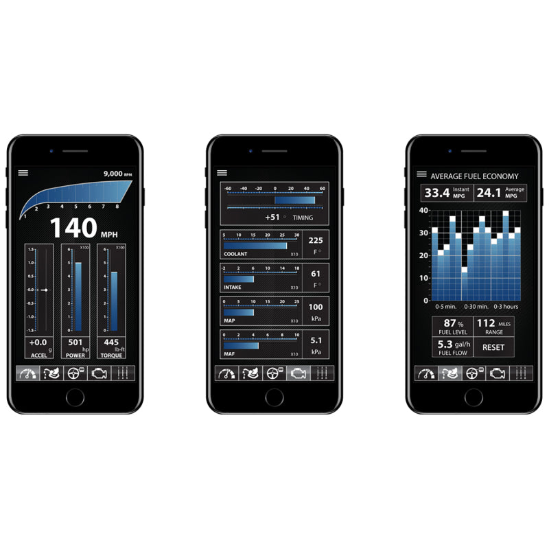 AutoMeter 6036 - Autometer OBD-II Wireless Data Module Bluetooth DashLink for Apple IOS & Andriod Devices