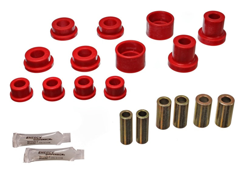 Energy Suspension 5.3113R FITS 90-94 Mitsubishi Eclipse AWD Red Rear Control Arm Bushing Set