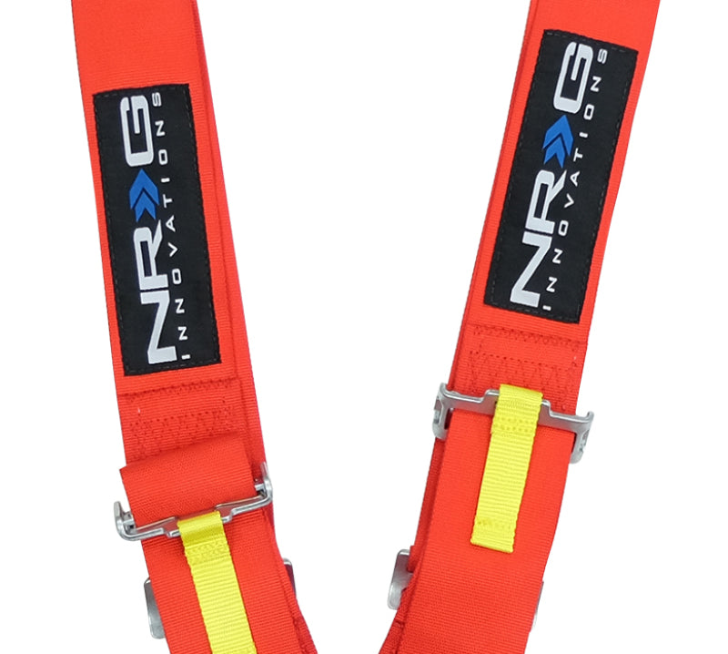 NRG SBH-RS5PCRD - SFI 16.1 5PT 3in. Seat Belt Harness / Cam LockRed