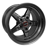 Race Star 92-510254G - 92 Drag Star 15x10.00 5x4.75bc 7.25bs Direct Drill Met Gry Wheel