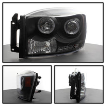 Load image into Gallery viewer, SPYDER 5010001 - Spyder Dodge Ram 1500 06-08/Ram 2500 06-09 Projector Headlights LED Halo LED Blk PRO-YD-DR06-HL-BK