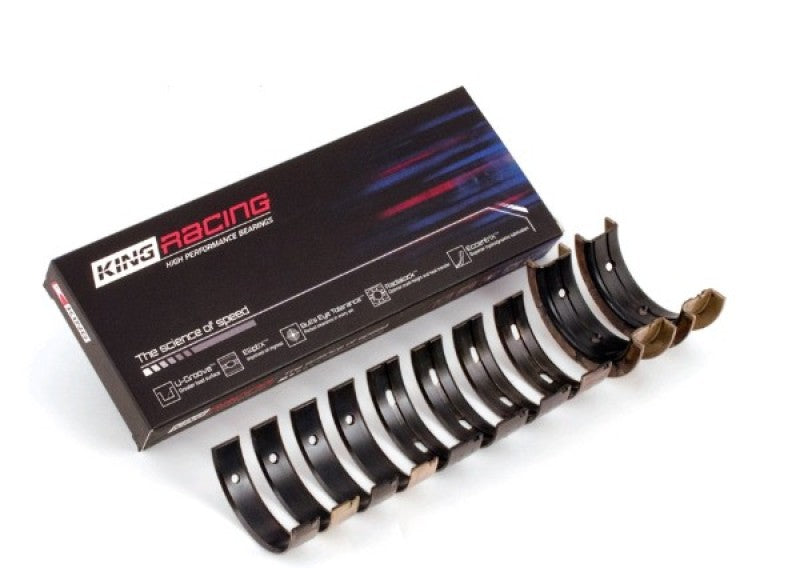 King Engine Bearings MB5227XP0.25 - King Mitsubishi 4G63/4G64 6 Bolt 1st Gen DSM (Size 0.25mm) Performance Main Bearing Set