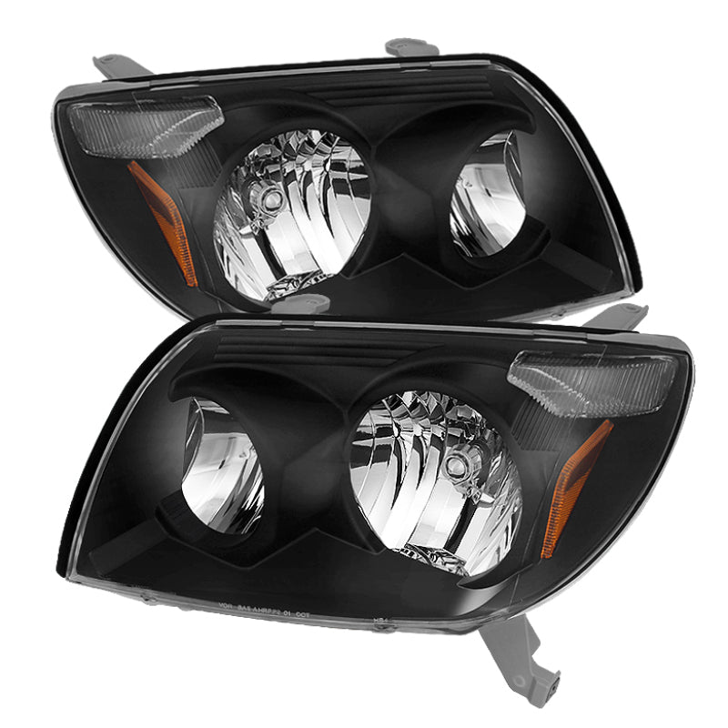 SPYDER 9023583 - Xtune Toyota 4Runner 03-05 Crystal Headlights Black HD-JH-T4R03-AM-BK