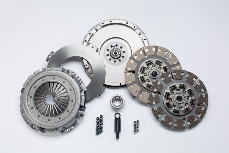 South Bend Clutch SFDD3250-6 - 99-03 Ford 7.3 Powerstroke ZF-6 Street Dual Disc Clutch Kit