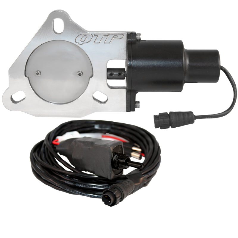 QTP QTEC30 FITS 3in Bolt-On QTEC Electric Cutout ValveSingle